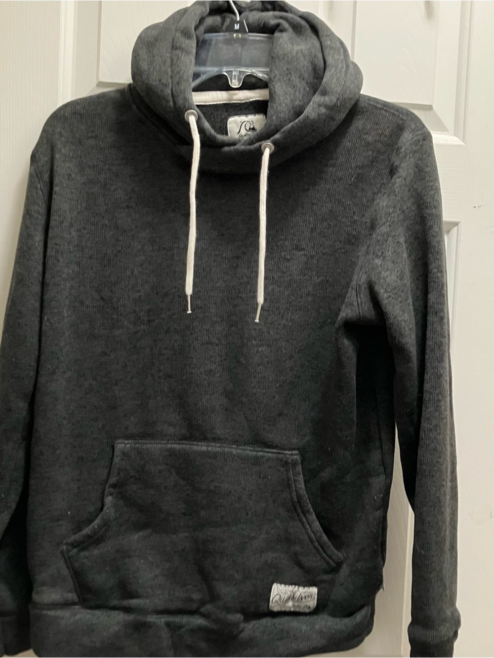 dark gray Quiksilver Pull Over hoodie Size Medium
